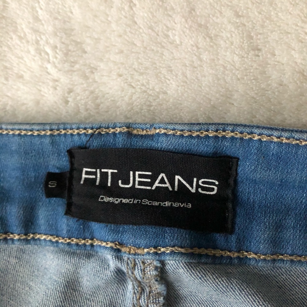 Women's Blue Skinny Jeans - Picture 7 of 10